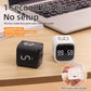 Gravity Flip Timer Silent Vibration Sound Alarm 5-60 Minutes and Custom Countdown Perfect For Working Learning Cooking Study
