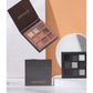 Beauty Glazed 9 Colors Eye Shadow Disc Makeup Palette Matte Shimmer Eye Pigmented Powder Make Up New Warm Earth Color Eyeshadow