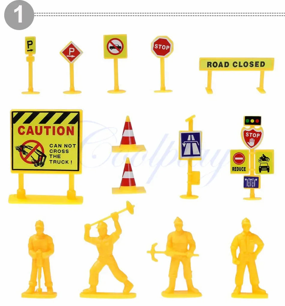Large City Road Map DIY Scene Road Signs Car Parking Lot Game Children Playing Traffic Mat Climbing Carpets for Baby Toys Gifts