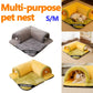 Cat Tunnel Bed Universal Detachable Warm Cat House Indoor Cat Activities Play Carpet Bed Living Room Non-slip Mat Pet Toys