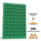 Creative Gingerbread Man Biscuit Mold 100 Hole Silicone Baking Biscuit Mold Mini Pet Dog Snack Biscuit DIY Chocolate Mold