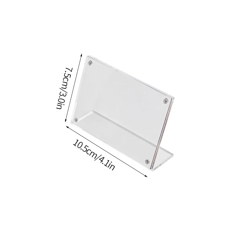 Transparent Acrylic Frames Photos Picture Frame Magnetic Double Sided Photo Frame Kpop Photocard Holder Album Poster Tag Display