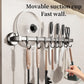 Kitchen Hook Punch-free Hanging Rod Spovel Hanger Row Hook Multifunctional Wall-mounted Storage Knife Holter