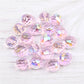 Austria Pear Shape Crystal Faceted Beads 10Mm Assorted Glass Spacer Chandelier Beads for Wedding Diy Necklace Bracelet Earring