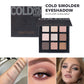 Beauty Glazed 9 Colors Eye Shadow Disc Makeup Palette Matte Shimmer Eye Pigmented Powder Make Up New Warm Earth Color Eyeshadow