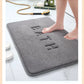 Anti Slip Mat Faux Cashmere Memory Foam Carpet Coral Fleece Super Absorbent Floor Mat Kitchen Living Room Bathroom