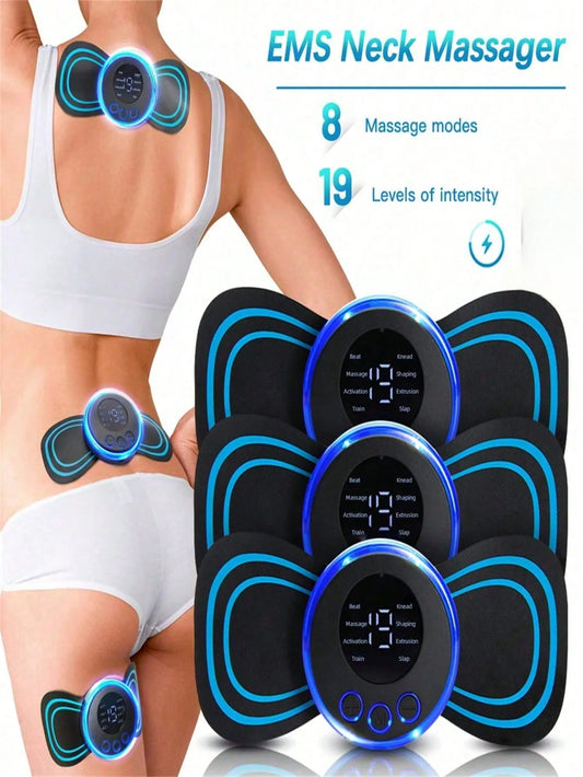 1pc Solid Color Electronic Body Massager