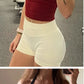 Yoga fitness set; strapless bra and shorts set; seamless backless vest; invisible elastic texture hip-lifting shorts
