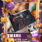 VIKAMA Halloween-vormige dekoratiewe tapyt swart spinnekopweb spook gotiese badkamer ingang voetsteun wasbare vuilbestande tapyt