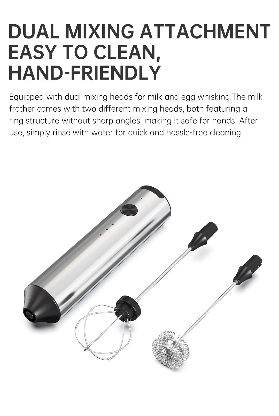 Wireless Electric Mini Milk Frother Coffee Whisk Portable Egg Beater Blender Kitchen Cooking Stirrer Cappuccino Coffee Maker