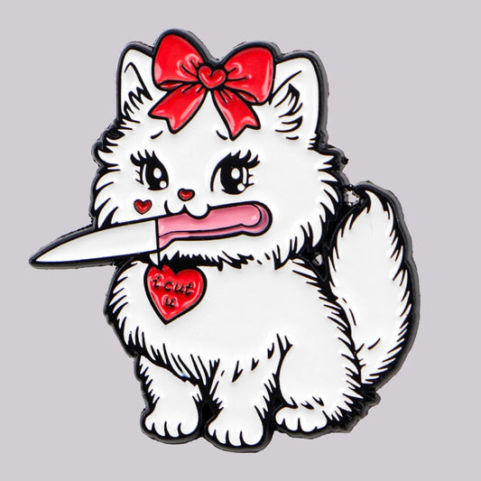 Cute Cat Enamel Pins Cartoon Women's Brooches Men Lapel Pins Badge on Backpack Costume Accessories Animal Jewelry Girls Gifts