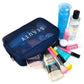 Makeup Bag Women Travel Toiletry Wash Makeup Bag Storage Case Zipper Make Up Bags Black Dot Transparent Mesh Cosmetic Bag