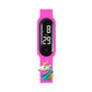 2024 Latest Cartoon Unicorn Children Smart Watch Waterproof Outdoor Sports Bracelet Kids LED Digital Electronic Watches Gifts