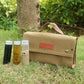 Portable Camping Seasoning Spices Bottle Tableware Leather Storage Bag Portable Kit For BBQ Picnic Kitchen