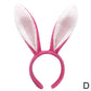 Cute Easter Bunny Ears Headband Women's Plush Lugs Hare Ears Hairband Girl Rabbit Ears Headwear Cosplay Costume Hair Accessories