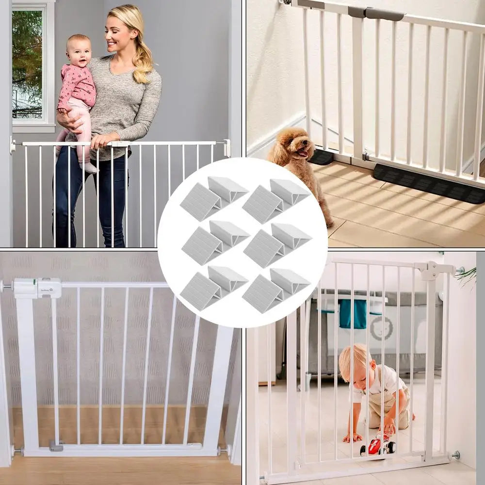 Pet Gate Fence Support Feet Freestanding Pet Isolation Dog Fence Panels 6 Pieces Reinforcement Accessories For Configurable Wood