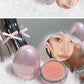 No-Mischief Blush - Multi-functional Solid Makeup Egg for Low-Saturation Gray-Pink Tint with Flawless Finish