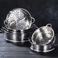 New 304 Stainless Steel Steamer Basket with Double Ear Kitchen Cooking Tool Pot Steaming Grid Generic Multifunction Steam Rack