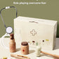 Children playing house simulation, doctors, nurses, stethoscopes, medical kits, syringes, toy sets, wooden boys and girls