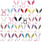 Cute Easter Bunny Ears Headband Women's Plush Lugs Hare Ears Hairband Girl Rabbit Ears Headwear Cosplay Costume Hair Accessories