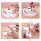 Wooden Afternoon Tea Set Toy Pretend Play Food Learning Role Play Game Early Educational Toys for Toddlers Girls Boys Kids Gifts