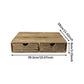 Wooden Coffee Pod Holder Coffee Capsule Drawer Organizer Tea Storage Box for Kitchen Bar Home Coffee Station Organization