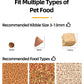 ROJECO Automatic Cat Feeder With Camera Video Cat Food Dispenser Pet Smart Voice Recorder Remote Control Auto Feeder For Cat Dog