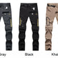 TRVLWEGO Men's Camping Hiking Pants Trekking High Stretch Summer Thin Waterproof Quick Dry UV-Proof Outdoor Travel Trousers