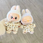 17cm/38cm Plush Doll'S Clothes Outfit Accessories For Korea Kpop Exo Labubu Idol Spring Wild Autumn Pajama Set Clothing Gift