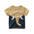 2-9 Years T Shirt Cartoon Animals Baby Kids Boys Girls Children Cotton Short Sleeves Summer Clothing Dinosaur Printing KF917