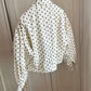 Tuularose Zipper Full Sleeve Short Polka Dot Printing Thin Jackets Women Casual Stand Neck Slim Coat Lady New Highstreet Outwear