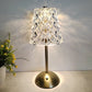 Crystal Led Table Lamp Rechargeable Book Light Night Light for Reading Bedside Bedroom Atmosphere Retro Hotel Bar Decor Dimmable