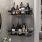 Wall Hanging Corner Rectangular Rack Bathroom Shelf Towel Rack Shelves Wall Shower  Shampoo Rack No Drill Shelf Tripod