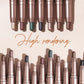 12 Colors Eyeshadow Stick Double Head Waterproof Long Lasting Metallic Shimmer Highlighter Cream Pen with Brush for Eyes