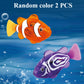 Children's Holiday Gift Bath Electronic Interactive Toy Light Swimming Fishing Simulation Color Pet Fish