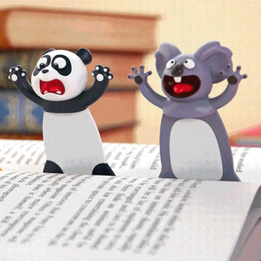 3D Stereo Cartoon Marker Animal Bookmarks Ocean Series Seal Octopus Cat Panda And Shiba Inu Creative Stationery Children Gift