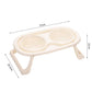 Cat Double Bowl With Stand Non-Slip 2-in-1 Dog Food Bowl Large Capacity Portable Pet Food Container Pet Supplies