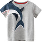 2 3 4 5 6 7 8 9 Years Boys Short Sleeve T-shirts Korean Version Kids Clothing Children Cotton Tees Summer Cartoon Tops