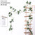 200cm Rose Artificial Flowers Vine LED String Lights For Wedding Garland Home Decor Fake Rose Rattan Hanging Wall Arch Ornament