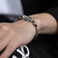 Vintage Beaded 925 Silver Bracelet for Men Lucky Kylin Copper Coins Buddha Wrist Bead Chain Men Party Jewelry Gift
