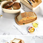 Bamboo Cover Storage Boxes Home Bakery Desktop Decor Organizer Kitchen Bread Box Dessert Snack Breadbasket Food Container