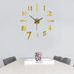 3D Luminous Wall Clock Frameless Acrylic DIY Digital Clock Wall Stickers Mute Clock for Living Room Bedroom Office Wall Decor