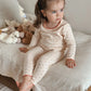1-6T Toddler Kid Baby Girl Clothes Set Summer 100% Cotton Long Sleeve T Shirt Top Pant Suit Homewear Stretch 2pcs Pajamas Set