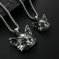 Vintage Bell Cat Pendant Men's Necklace Stainless Steel Animal Lucky Jewelry Gift for Anniversary