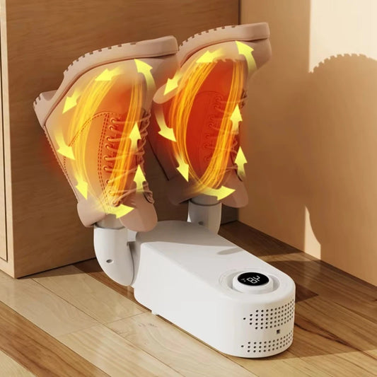 Electric Shoes Dryer Portable Foldable Smart Heater Deodorizer Dehumidifier Shoe Drying Machine Foot Warmer Appliances 220v
