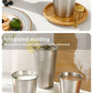 Single-layer Stainless Steel Outdoor Camping Beer Cups Large-capacity Water Cups Curling Cups Milk Tea Coffee Cups