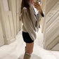 Winter Jacket Women Scarf Collar Short Woolen Coats Autumn 2025 Old Money Long Sleeve Solid Loose Bomber Jackets Chic Outerwears