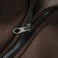 Stand Collar Long Sleeve Zipper Coat Women Elegant Pocket Ruched Loose Fitting Bomber Jacket Fashionable Ladies Autumn Outerwear