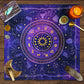 1 Stück Tarotkarten-Tischdecke, 12 Sternzeichen-Astrologie-Altartuch, Wahrsager-Astrologie-Prophezeiungskartenmatte, Drop-Brettspiel-Tischdecke