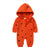 Cartoon Print Baby Girl Romper Long Sleeve Hooded Zipper Newborn Clothes Boys Rompers Spring & Autumn Baby Clothing 3-24 Months